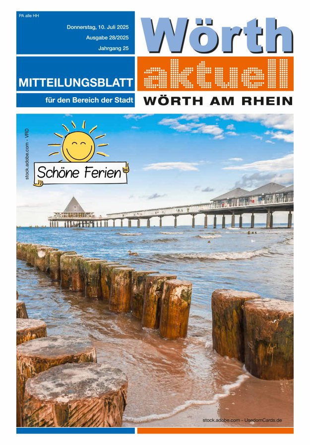 Wörth aktuell Titelblatt 28/2025