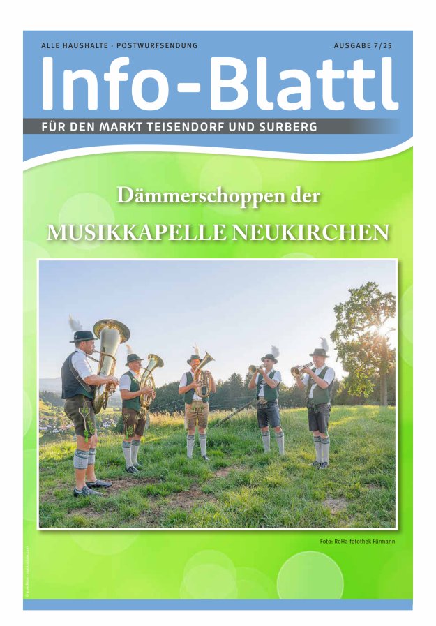 Infoblattl Teisendorf Titelblatt 07/2025