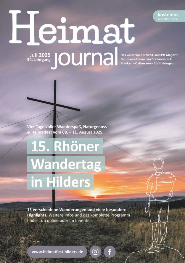"Heimatjournal" im Dreiländereck Franken-Osthessen-Südthüringen Titelblatt 05/2025