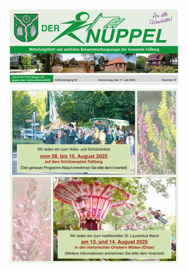 Der Knüppel Titelblatt 07/2025