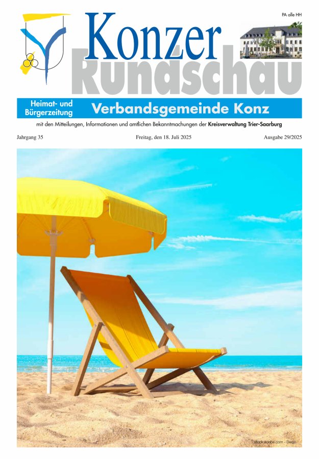 Konzer Rundschau Titelblatt 29/2025
