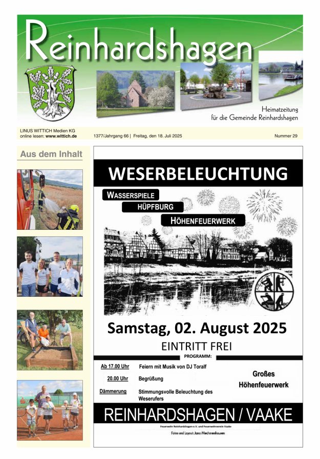 Unser Blättchen Titelblatt 29/2025