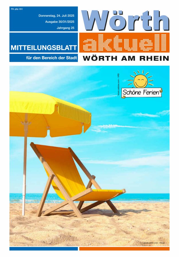 Wörth aktuell Titelblatt 30/2025
