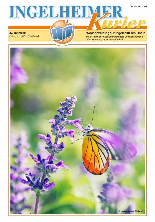 Ingelheimer Kurier Titelblatt 30/2025