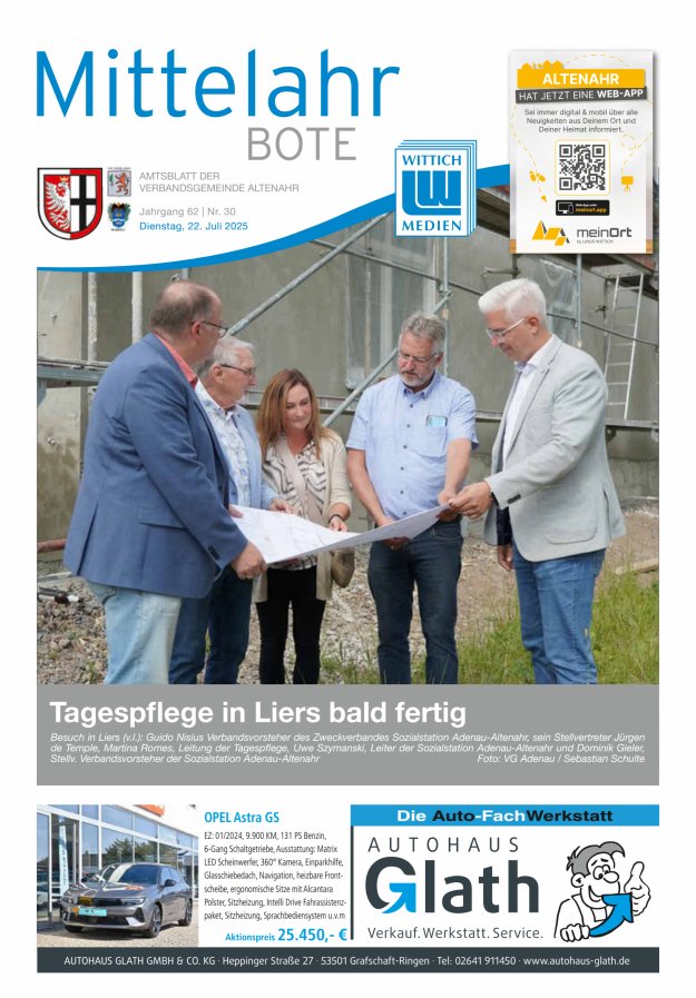 Mittelahr Bote Titelblatt 30/2025