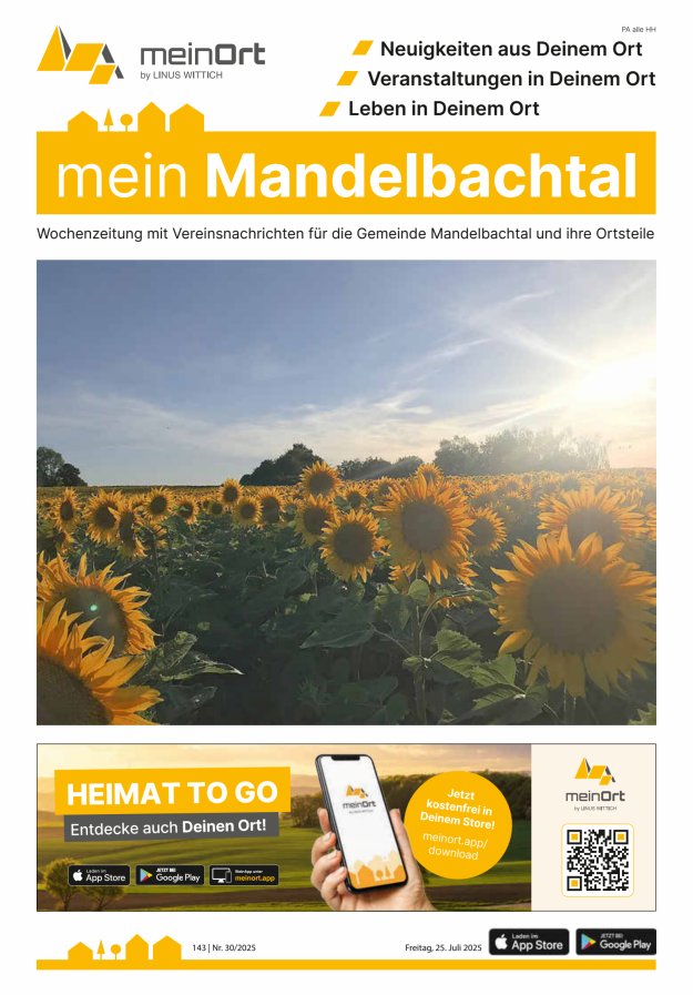 mein Mandelbachtal Titelblatt 30/2025