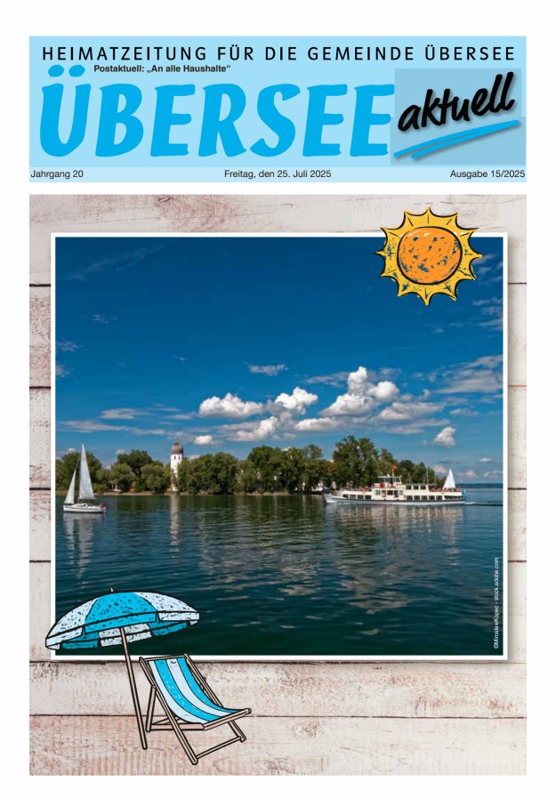 Übersee Aktuell Titelblatt 15/2025