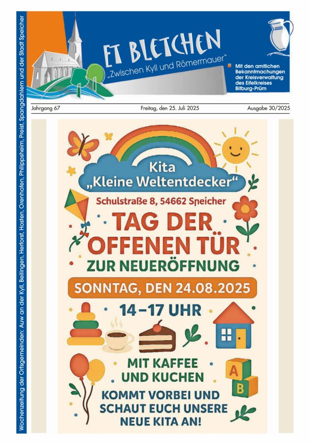 Et Bletchen VG Speicher Titelblatt 30/2025