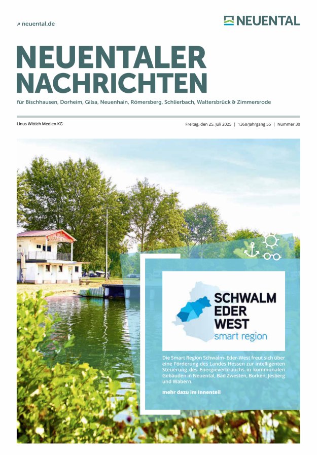 Neuentaler Nachrichten Titelblatt 30/2025