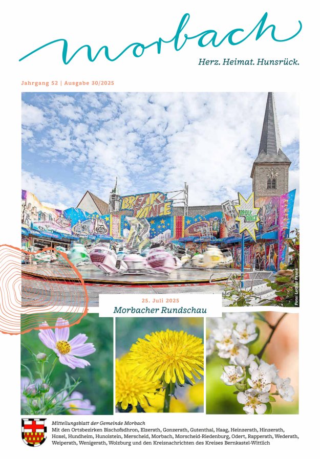 Morbacher Rundschau Titelblatt 30/2025