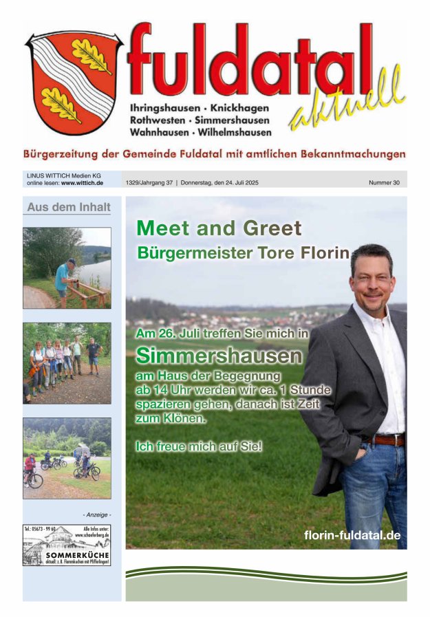 Fuldatal aktuell Titelblatt 30/2025