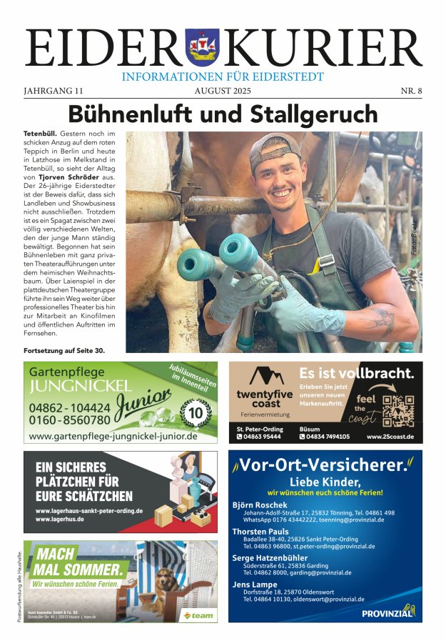 Eider-Kurier Titelblatt 07/2025