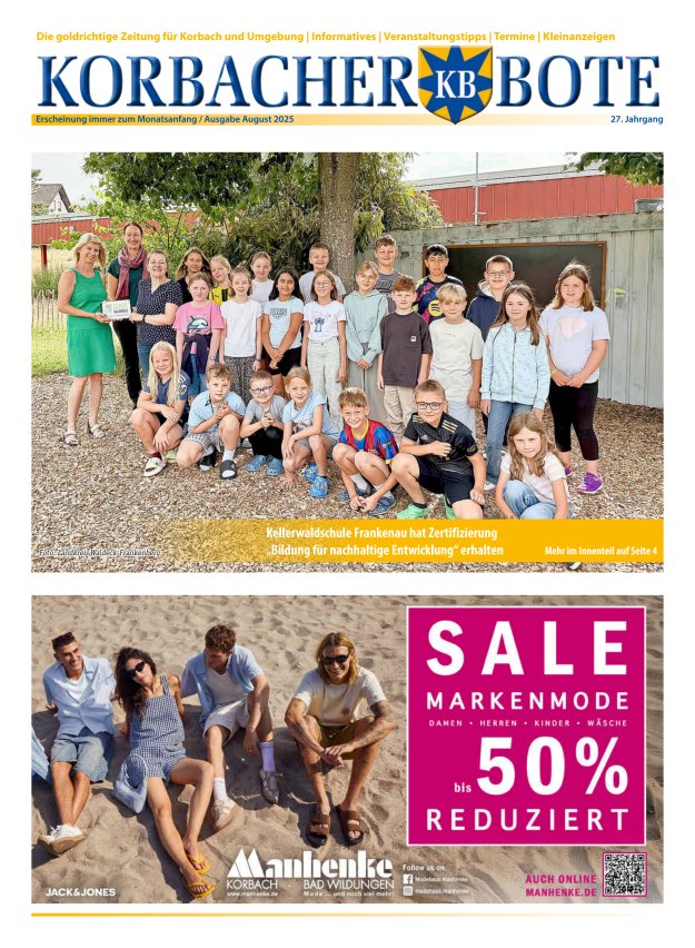 Korbacher Bote Titelblatt 07/2025