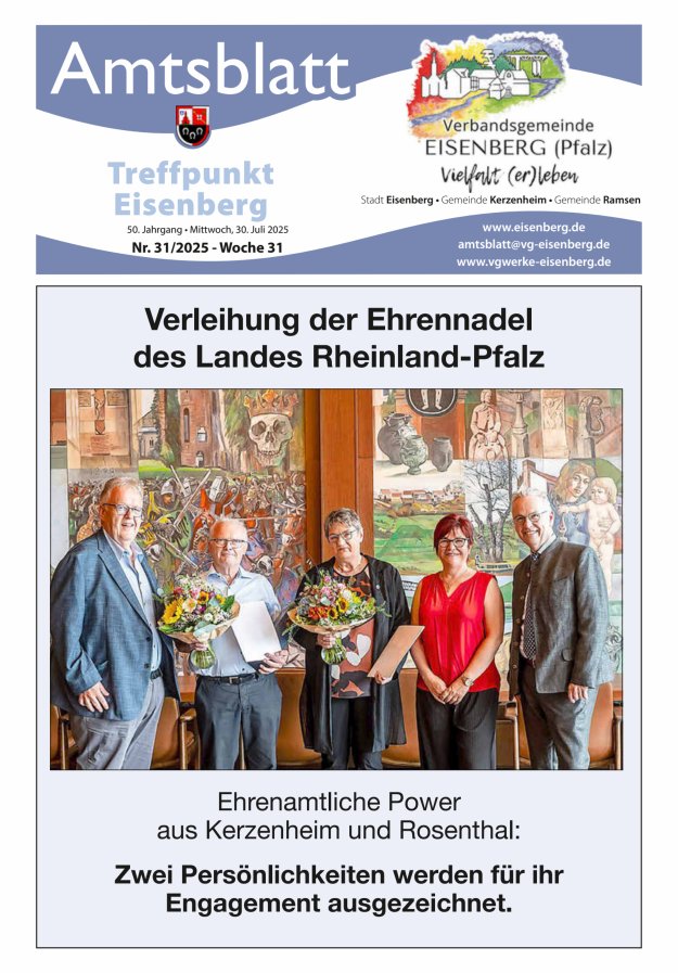 Treffpunkt Eisenberg Titelblatt 31/2025