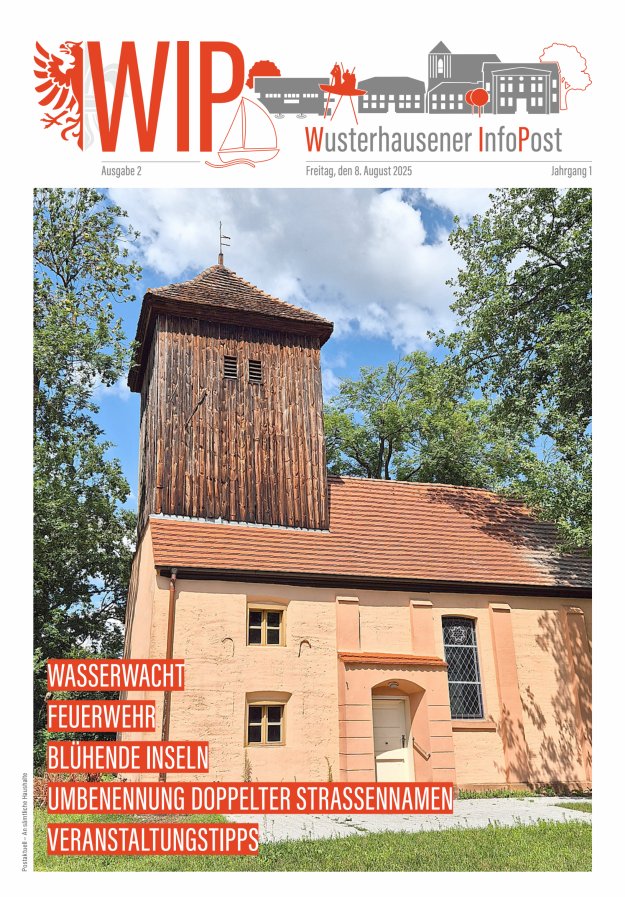Wusterhausener InfoPost Titelblatt 02/2025