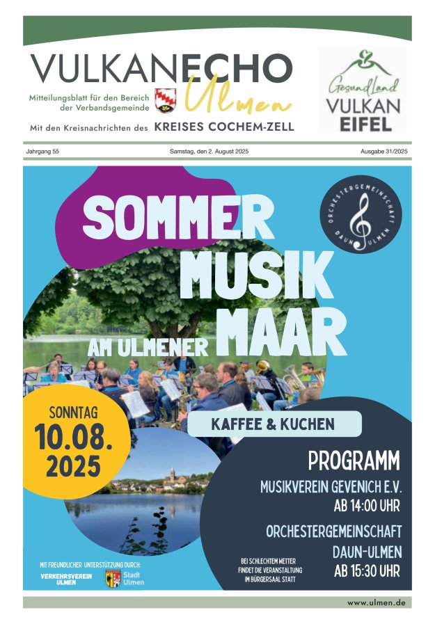Vulkan Echo VG Ulmen Titelblatt 31/2025