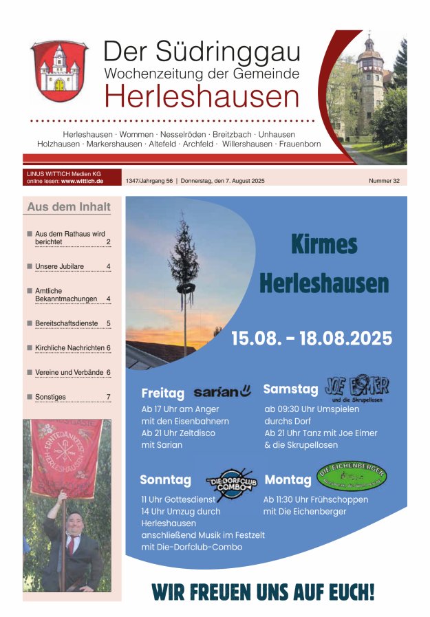 Der Südringgau Titelblatt 32/2025