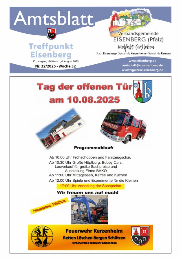 Treffpunkt Eisenberg Titelblatt 32/2025