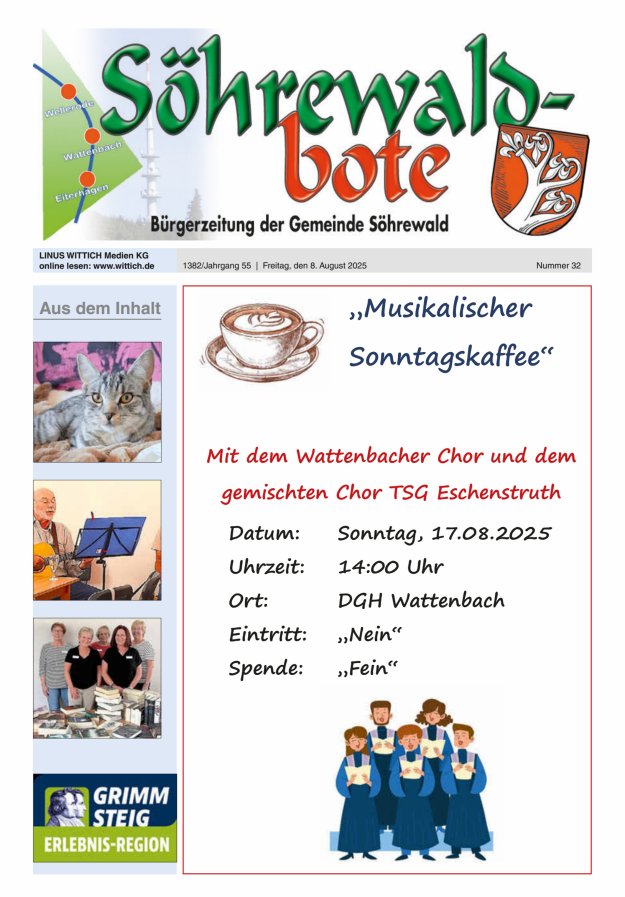 Söhrewaldbote Titelblatt 32/2025
