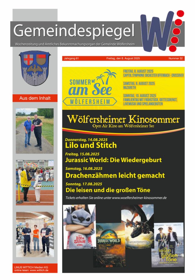 Der Gemeindespiegel Titelblatt 32/2025