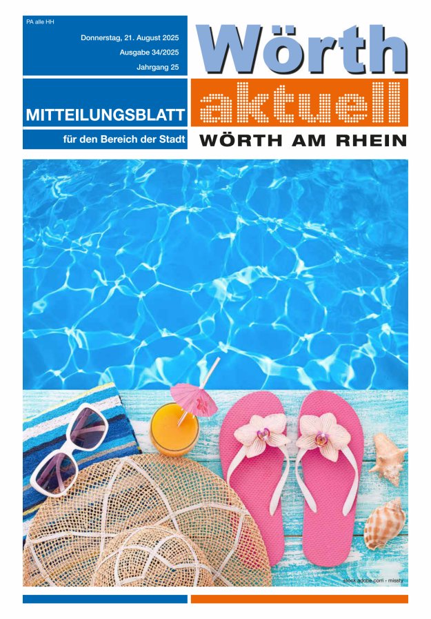 Wörth aktuell Titelblatt 34/2025