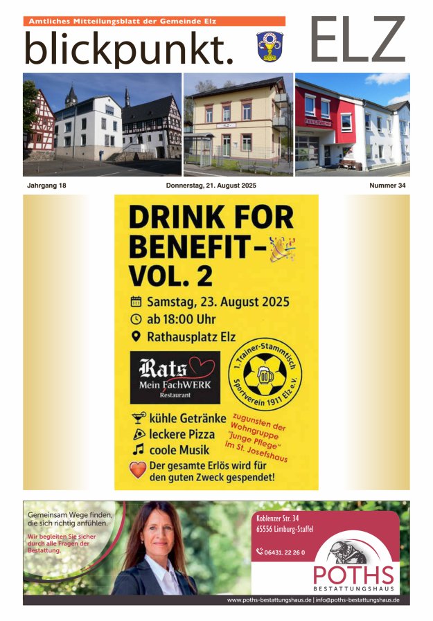 Blickpunkt Elz Titelblatt 34/2025