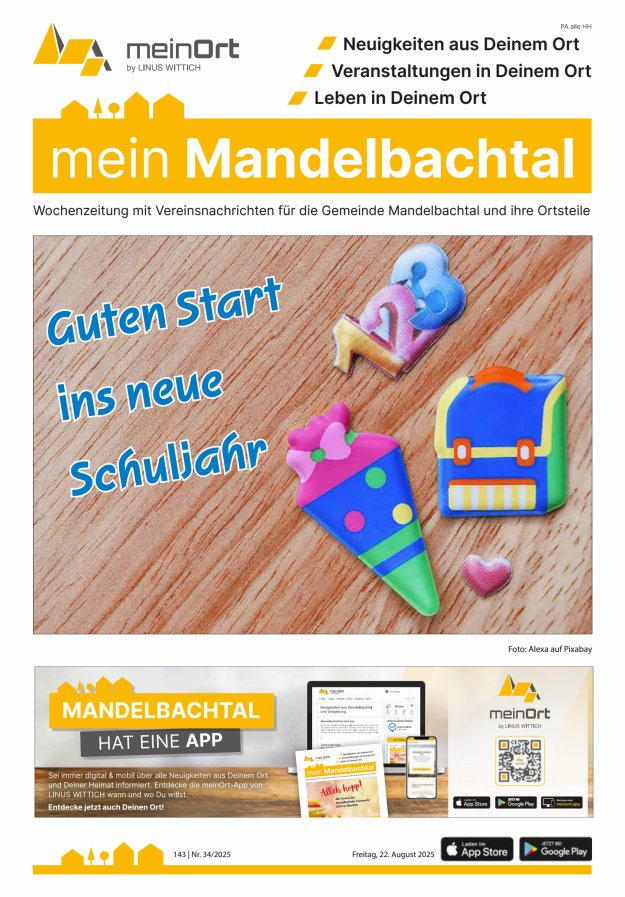 mein Mandelbachtal Titelblatt 34/2025