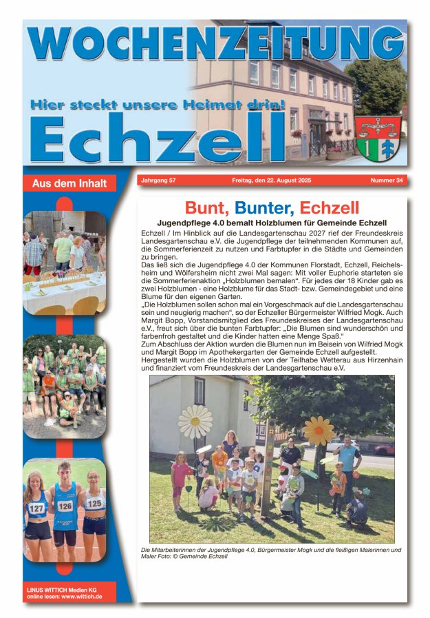 Wochenzeitung für die Gemeinde Echzell Titelblatt 34/2025