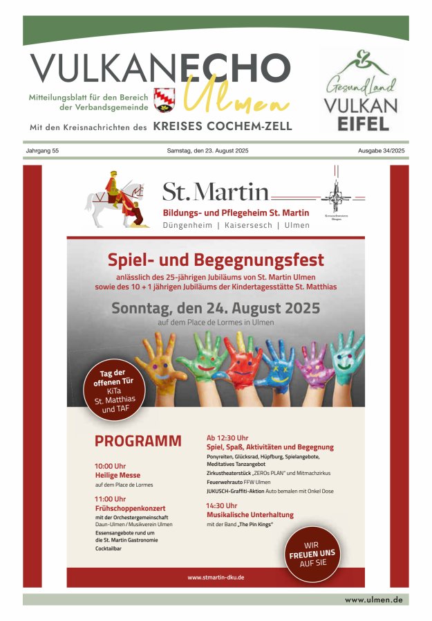 Vulkan Echo VG Ulmen Titelblatt 34/2025