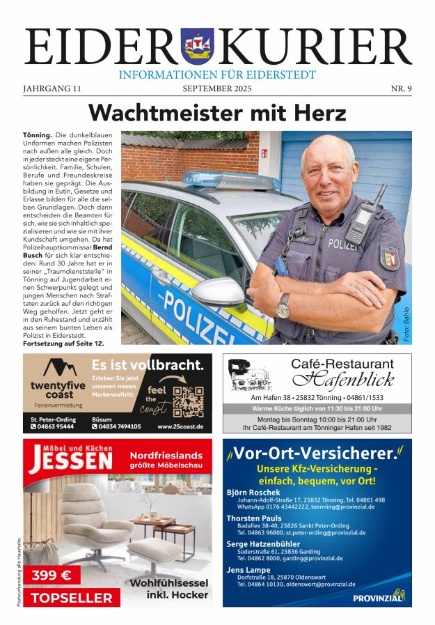 Eider-Kurier Titelblatt 08/2025