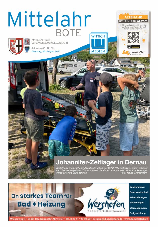 Mittelahr Bote Titelblatt 35/2025