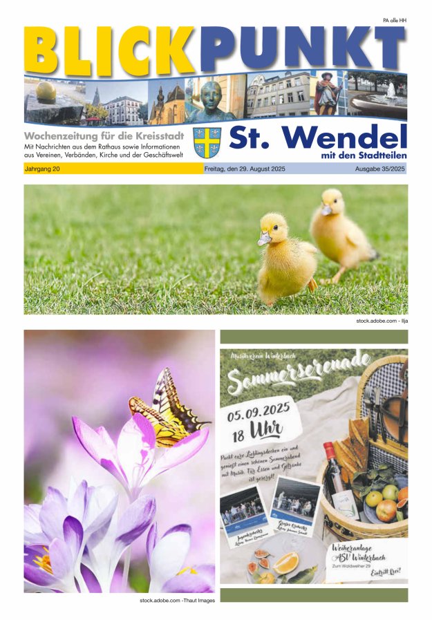Blickpunkt St Wendel Titelblatt 35/2025