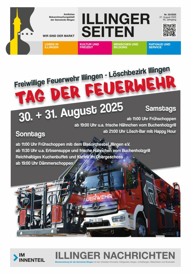 Illinger Seiten Titelblatt 35/2025