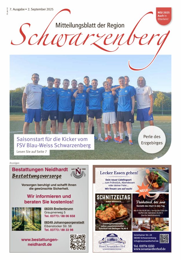 MB Schwarzenberg Titelblatt 07/2025