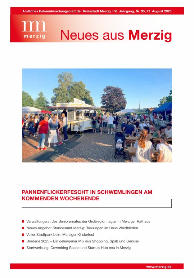 Neues aus Merzig Titelblatt 35/2025