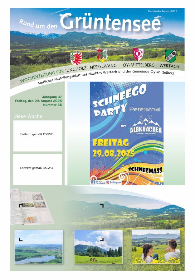 Rund um den Grüntensee Titelblatt 35/2025