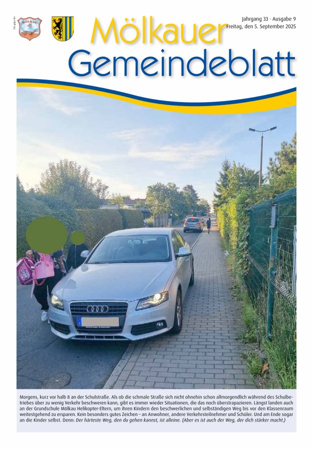 Mölkauer Gemeindeblatt Titelblatt 09/2025