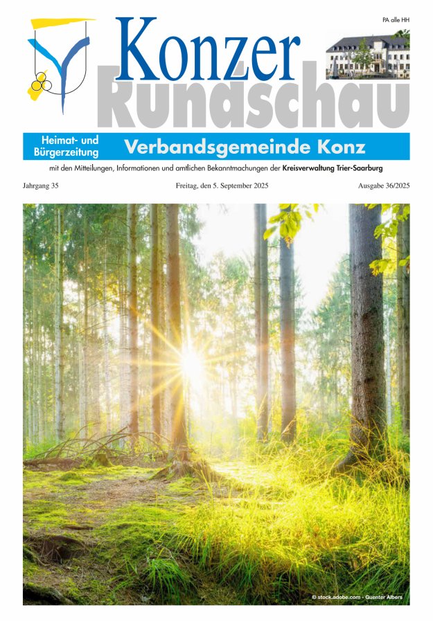 Konzer Rundschau Titelblatt 36/2025