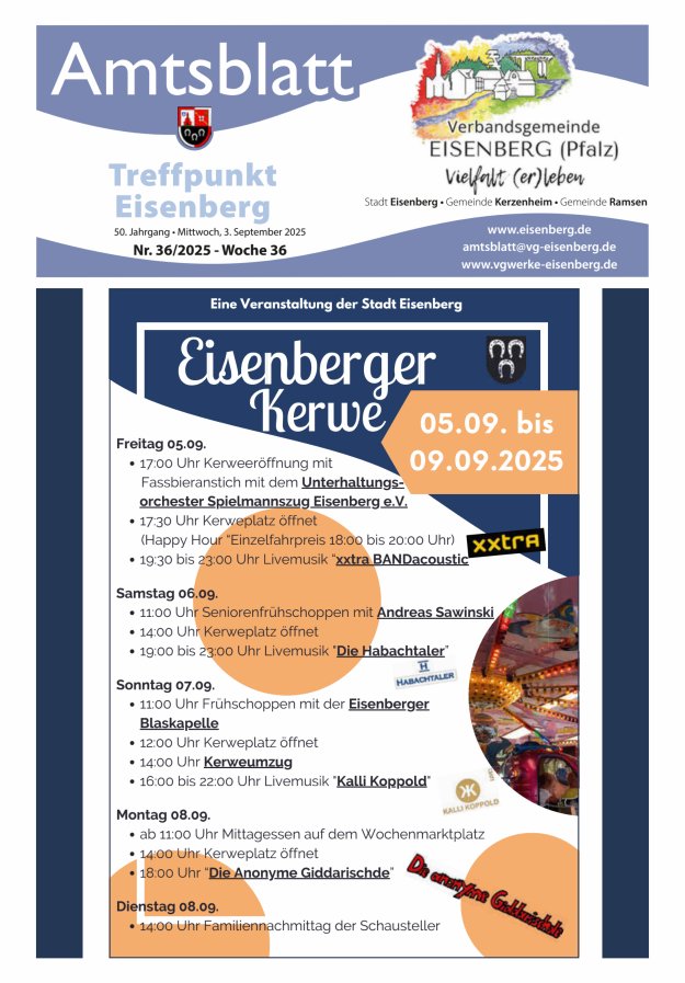 Treffpunkt Eisenberg Titelblatt 36/2025