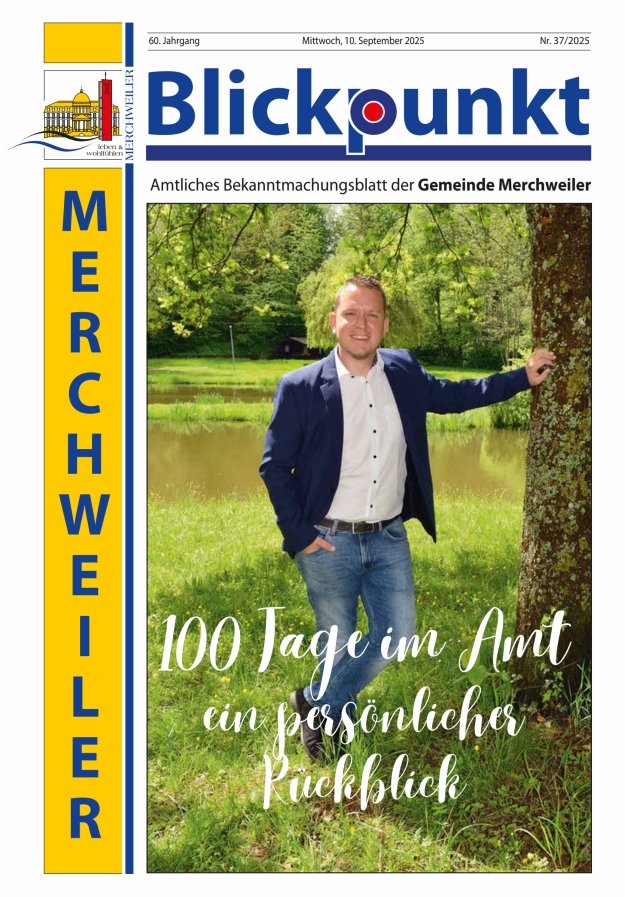 Blickpunkt Merchweiler Titelblatt 37/2025