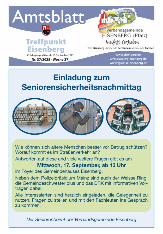 Treffpunkt Eisenberg Titelblatt 37/2025