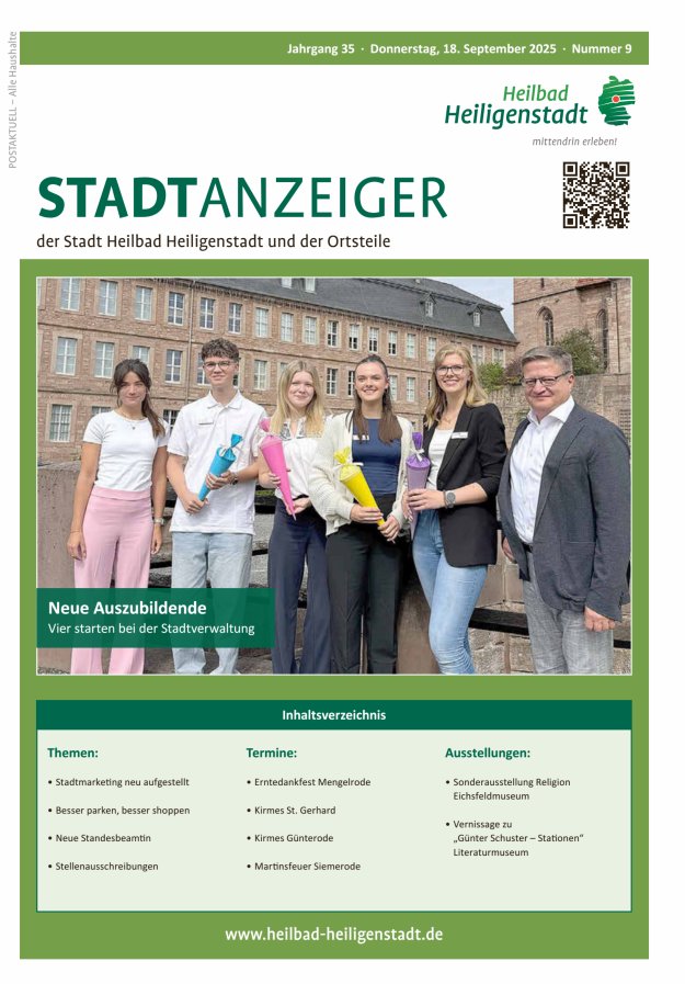 Heiligenstadt Anzeiger Titelblatt 09/2025
