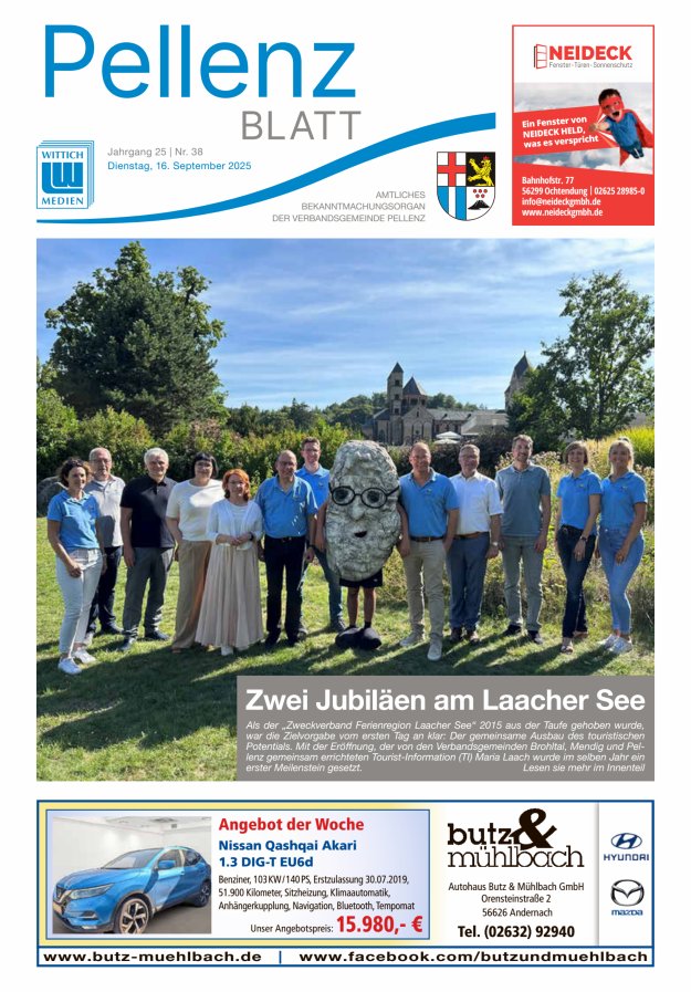 Pellenzblatt Titelblatt 38/2025