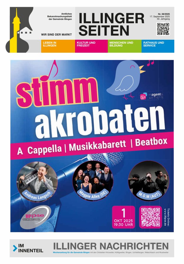 Illinger Seiten Titelblatt 38/2025