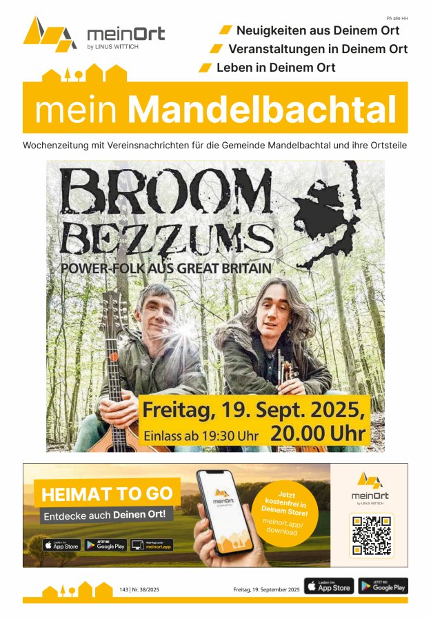 mein Mandelbachtal Titelblatt 38/2025