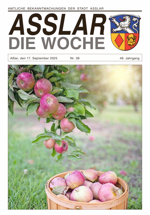 Asslar - Die Woche Titelblatt 38/2025