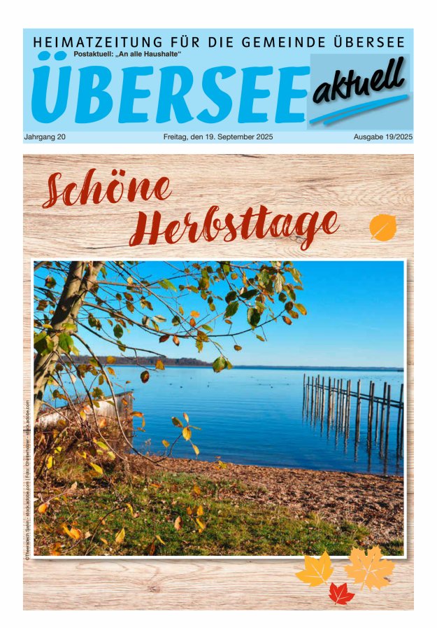 Übersee Aktuell Titelblatt 19/2025