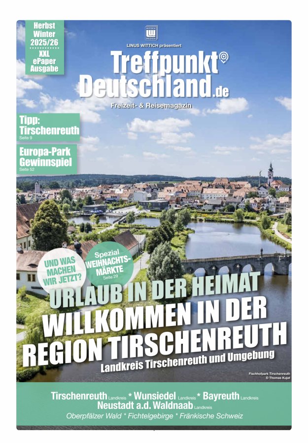 TreffpunktDeutschland Region Tirschenreuth Reisemagazin Titelblatt 04/2025