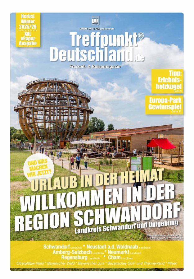 TreffpunktDeutschland Region Schwandorf Reisemagazin Titelblatt 04/2025