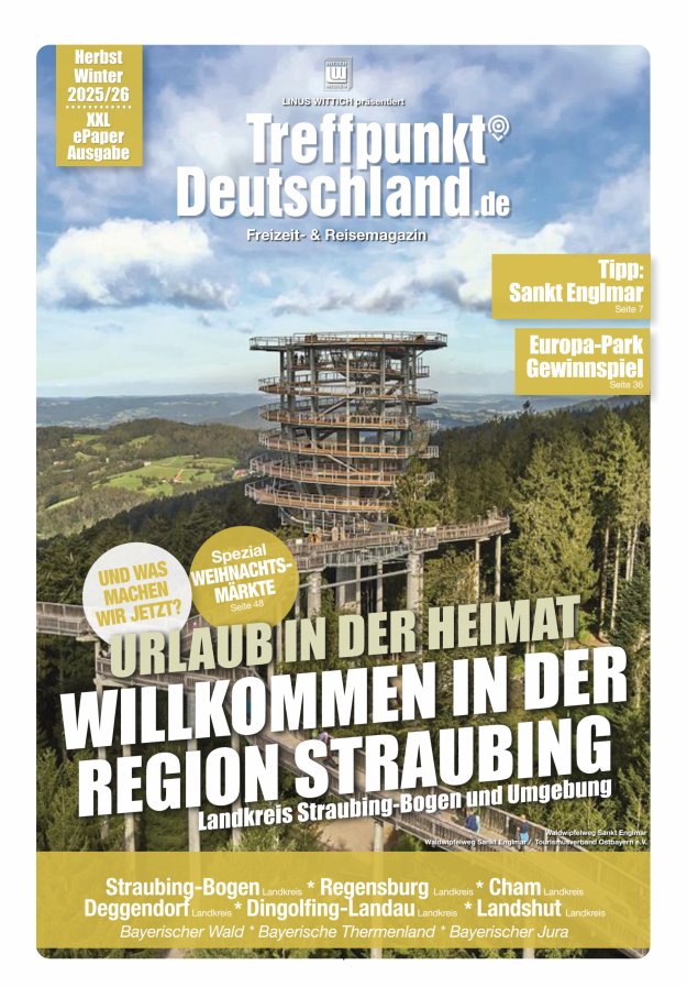 TreffpunktDeutschland Region Straubing Reisemagazin Titelblatt 04/2025